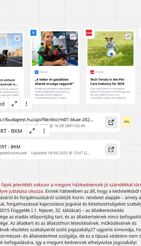 Desktop research screenshots