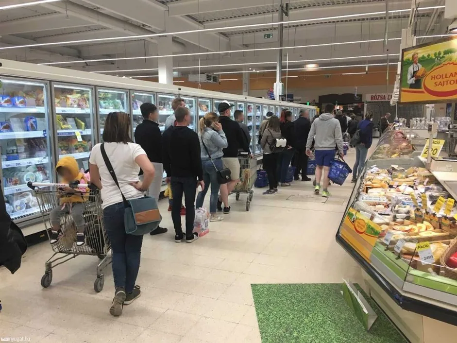 A busy, noisy shopping environment