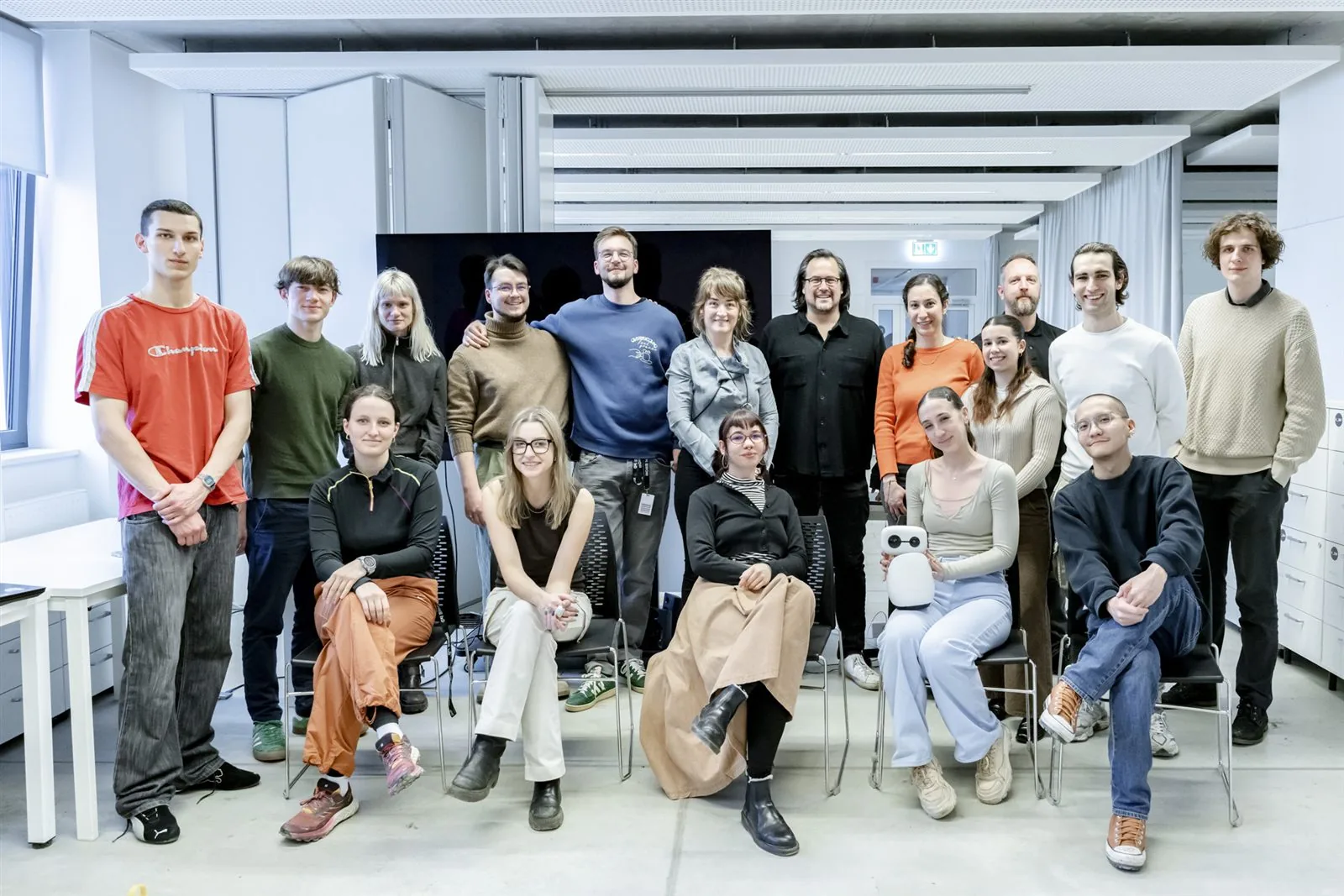 Group photo of the Human-Robot Interaction Course participants
